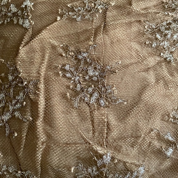 Zara brown glitter mesh skirt - Picture 3 of 3